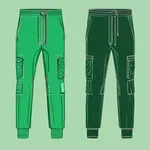 green cargo pants image